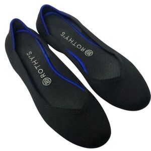 Rothy's Black Knit Ballet Flats size 9.5